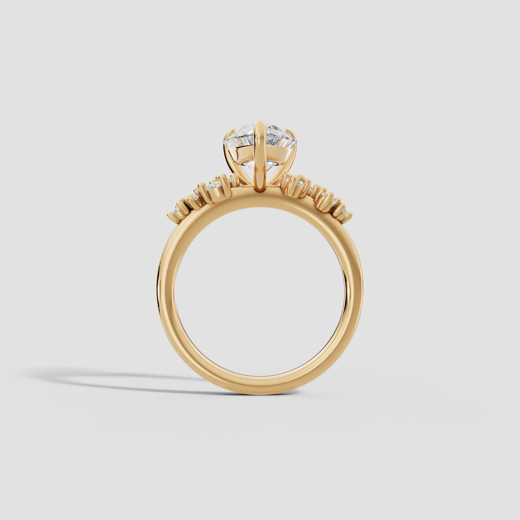 JASMINE | Anillo clúster pera