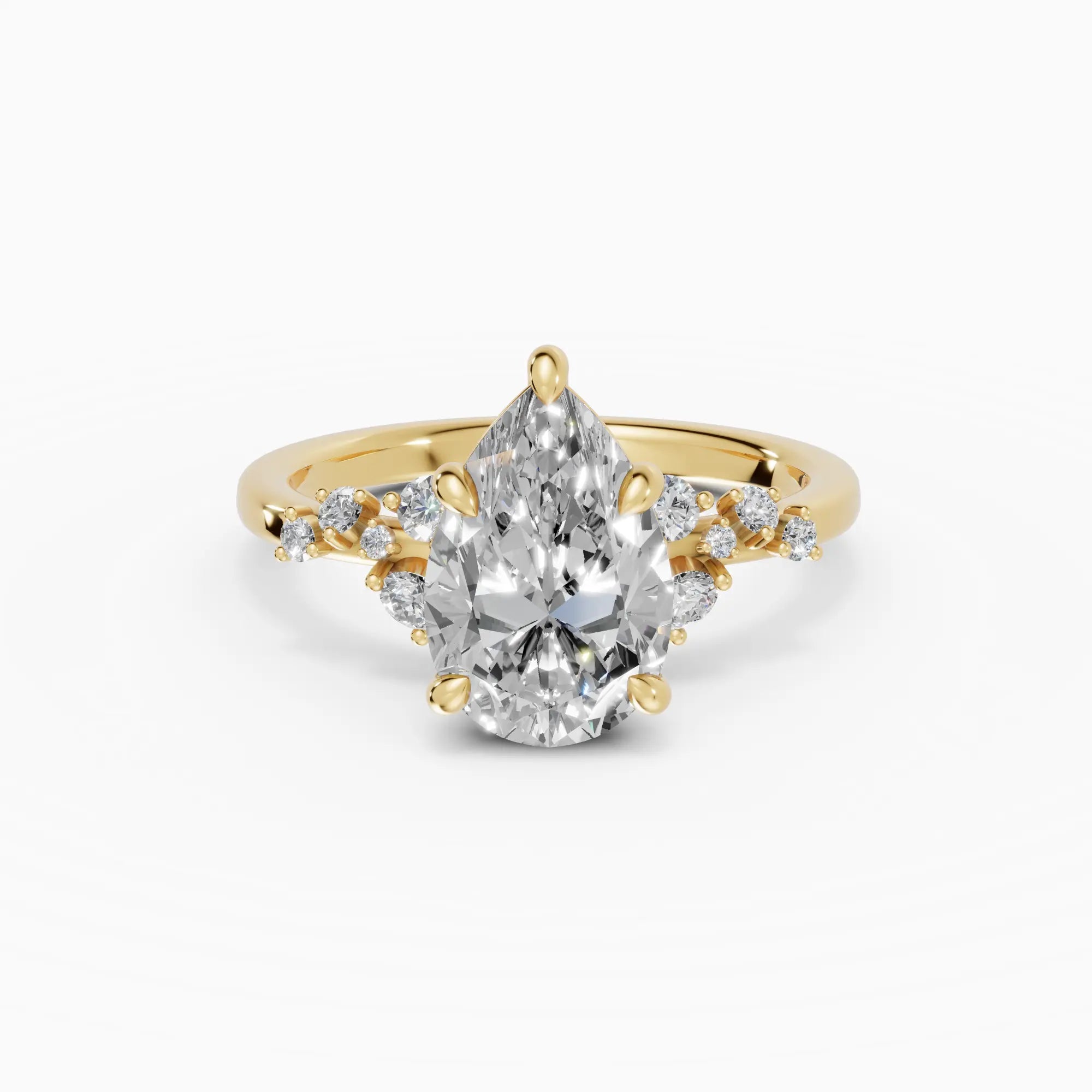 JASMINE | Anillo clúster pera