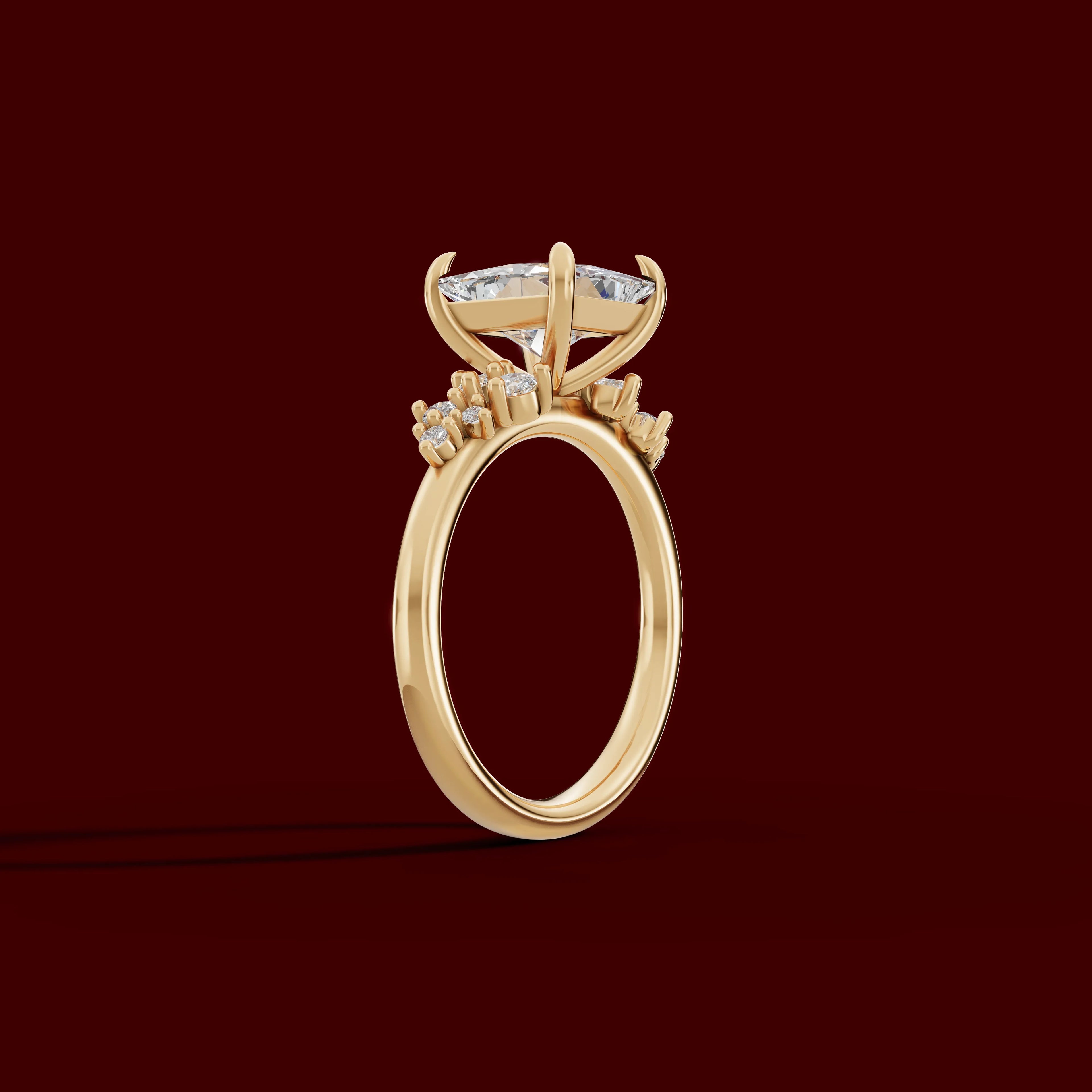 JASMINE | Anillo clúster princesa