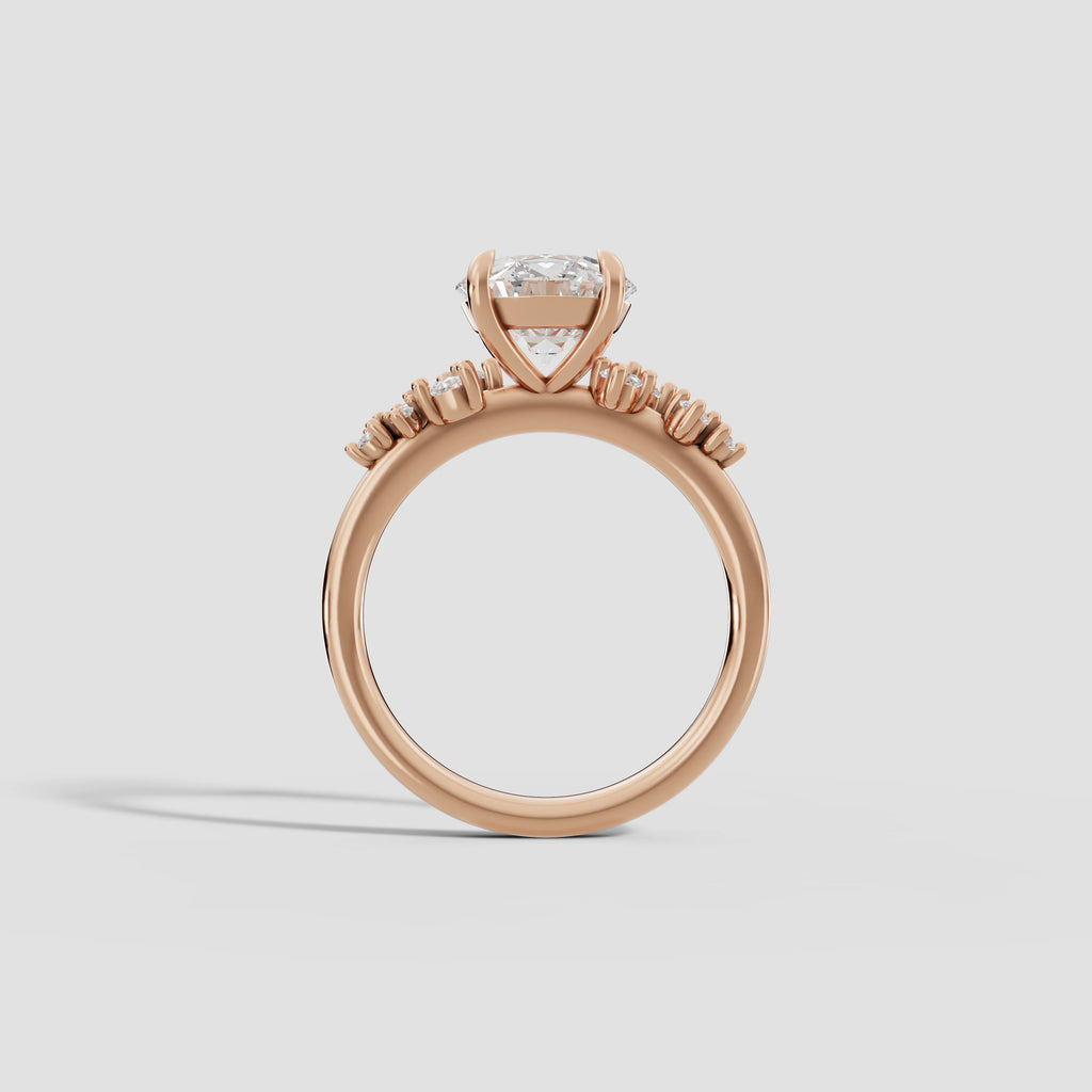 JASMINE | Anillo clúster brillante