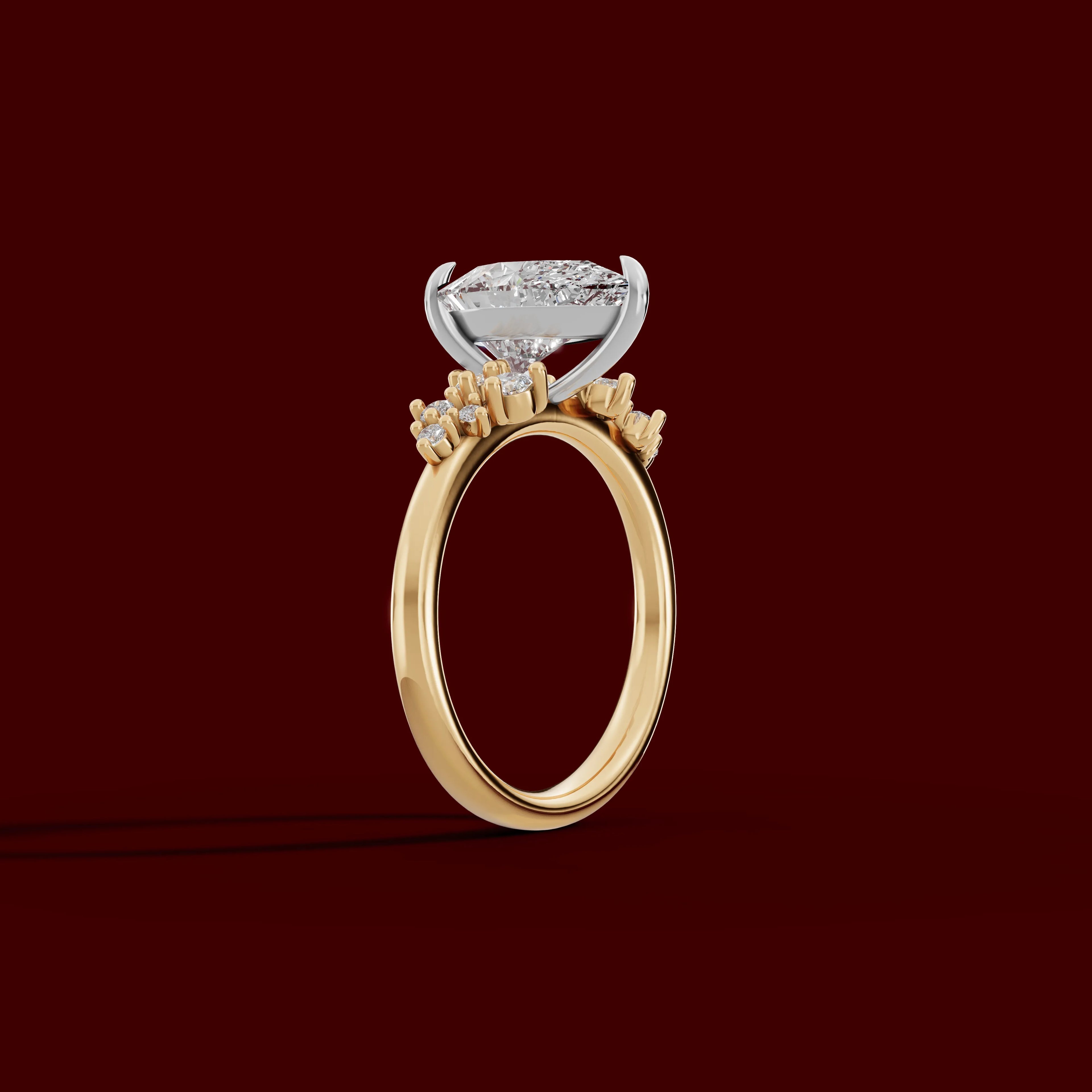 JASMINE | Anillo clúster pera