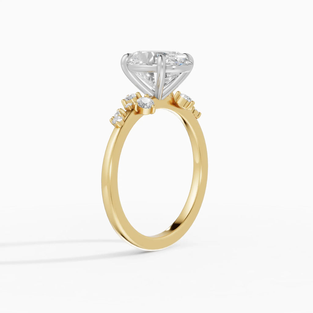 JASMINE | Anillo clúster oval