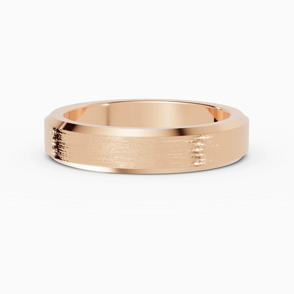 Anillo de compromiso Orion en oro rosa de 5 mm