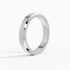 Set Fedi Nuziali Liscia e Lavorata Coppia 2mm + 4mm | LUX + ORION