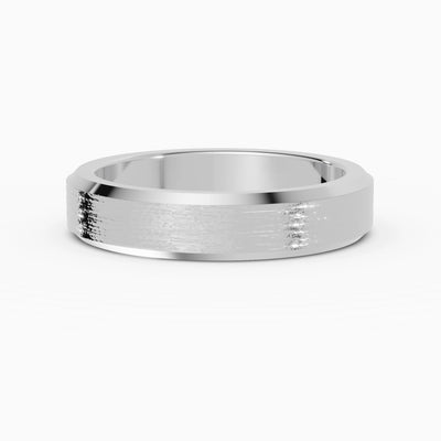 Anillo de compromiso Orion en oro blanco de 5 mm