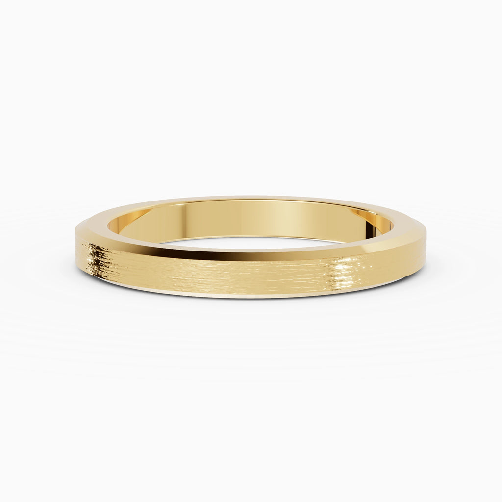 Anillo de compromiso Orion en oro amarillo de 3 mm
