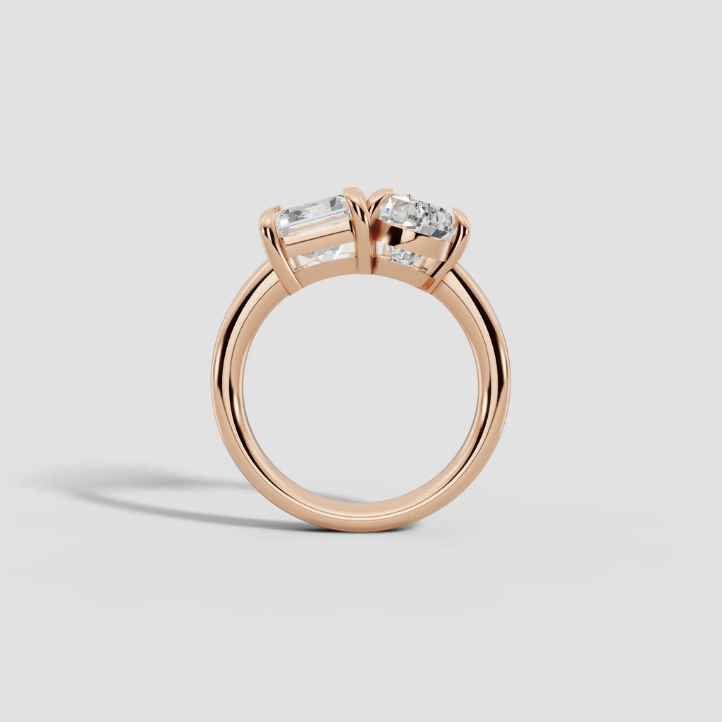 ROMEO&JULIET | Anillo moi et toi pera y esmeralda