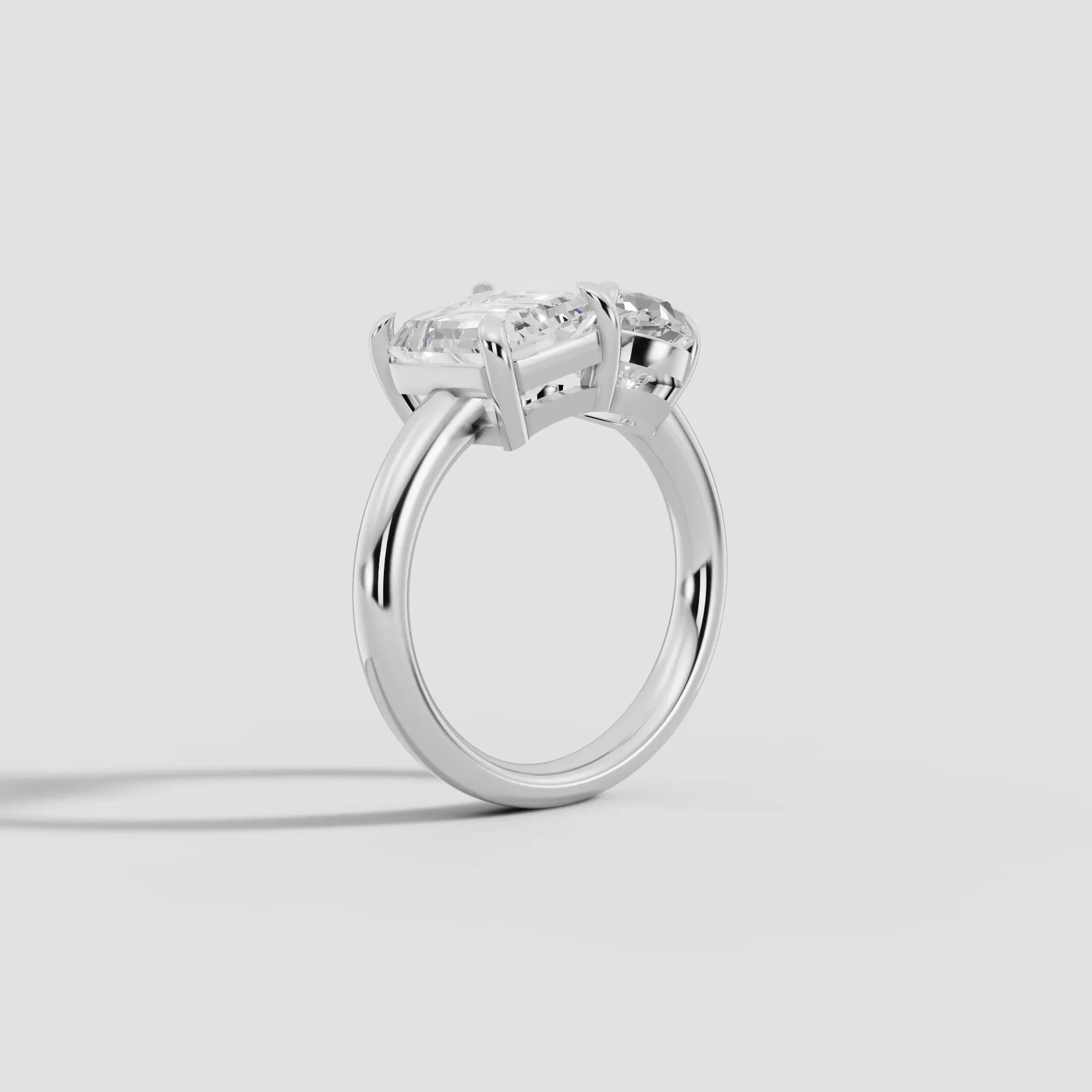 ROMEO&JULIET | Anillo moi et toi pera y esmeralda