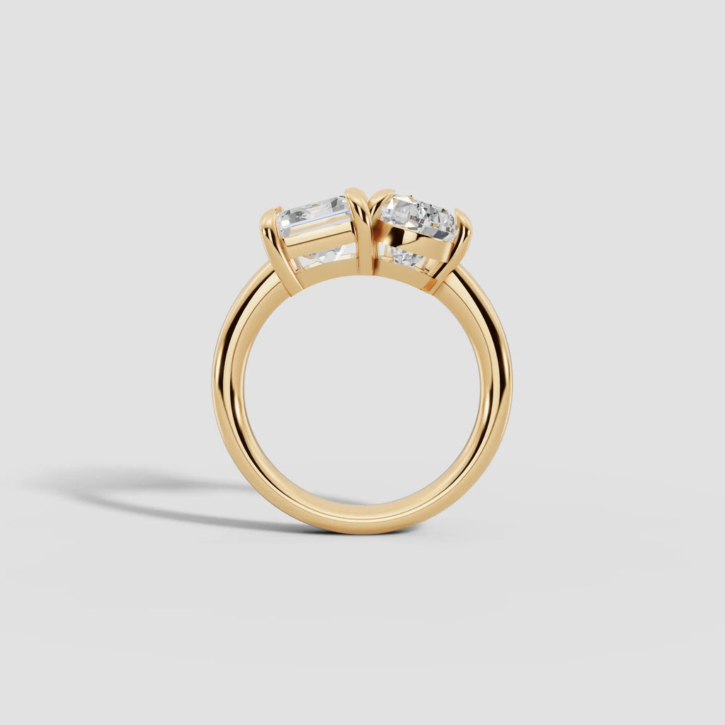 ROMEO&JULIET | Anillo moi et toi pera y esmeralda