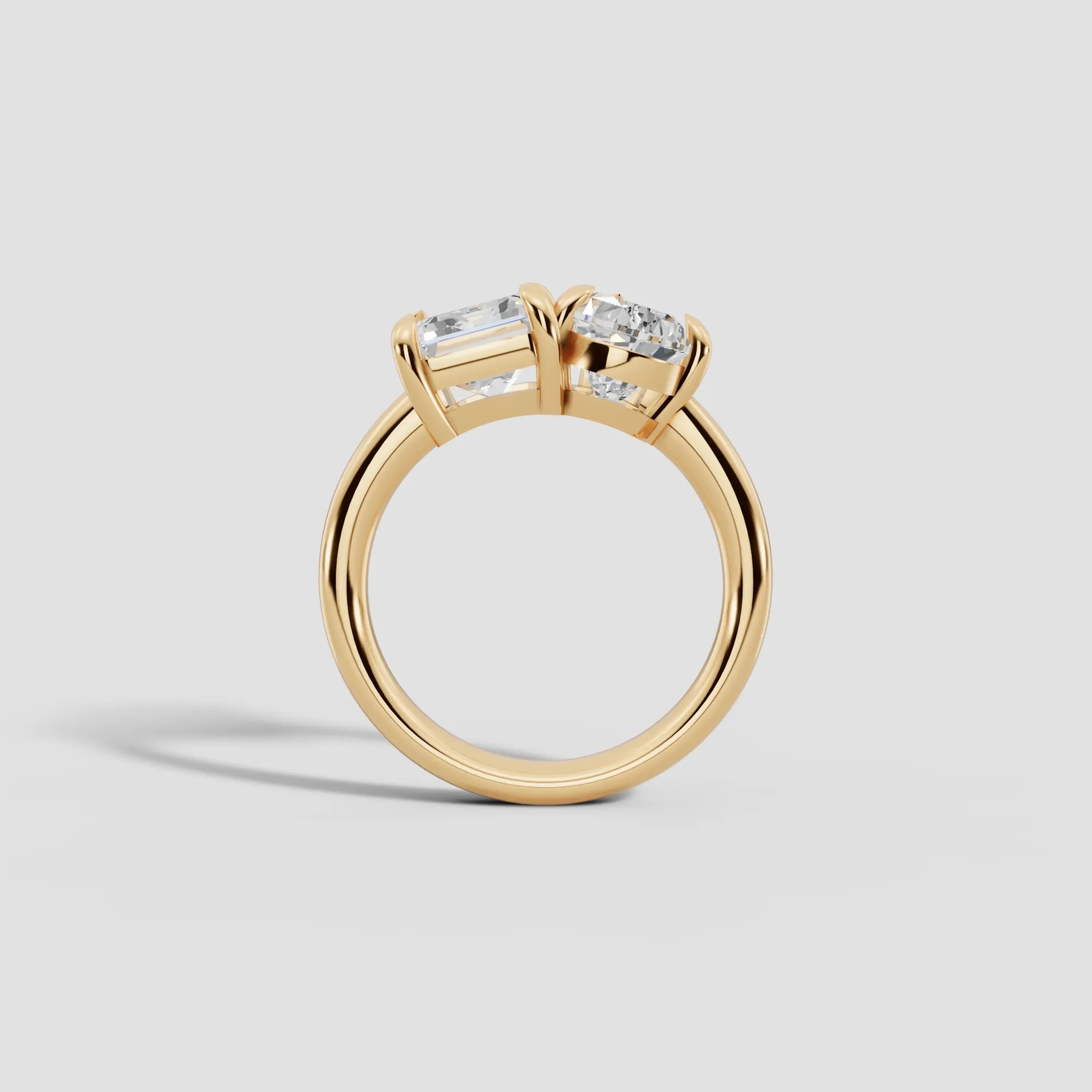 ROMEO&JULIET | Anillo moi et toi pera y esmeralda