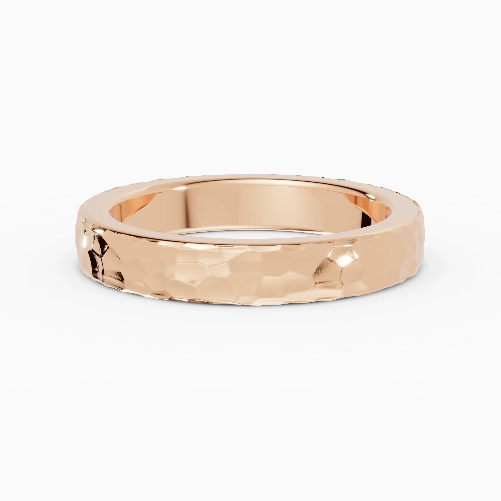Anillo de compromiso Terra en oro rosa de 3,5 mm