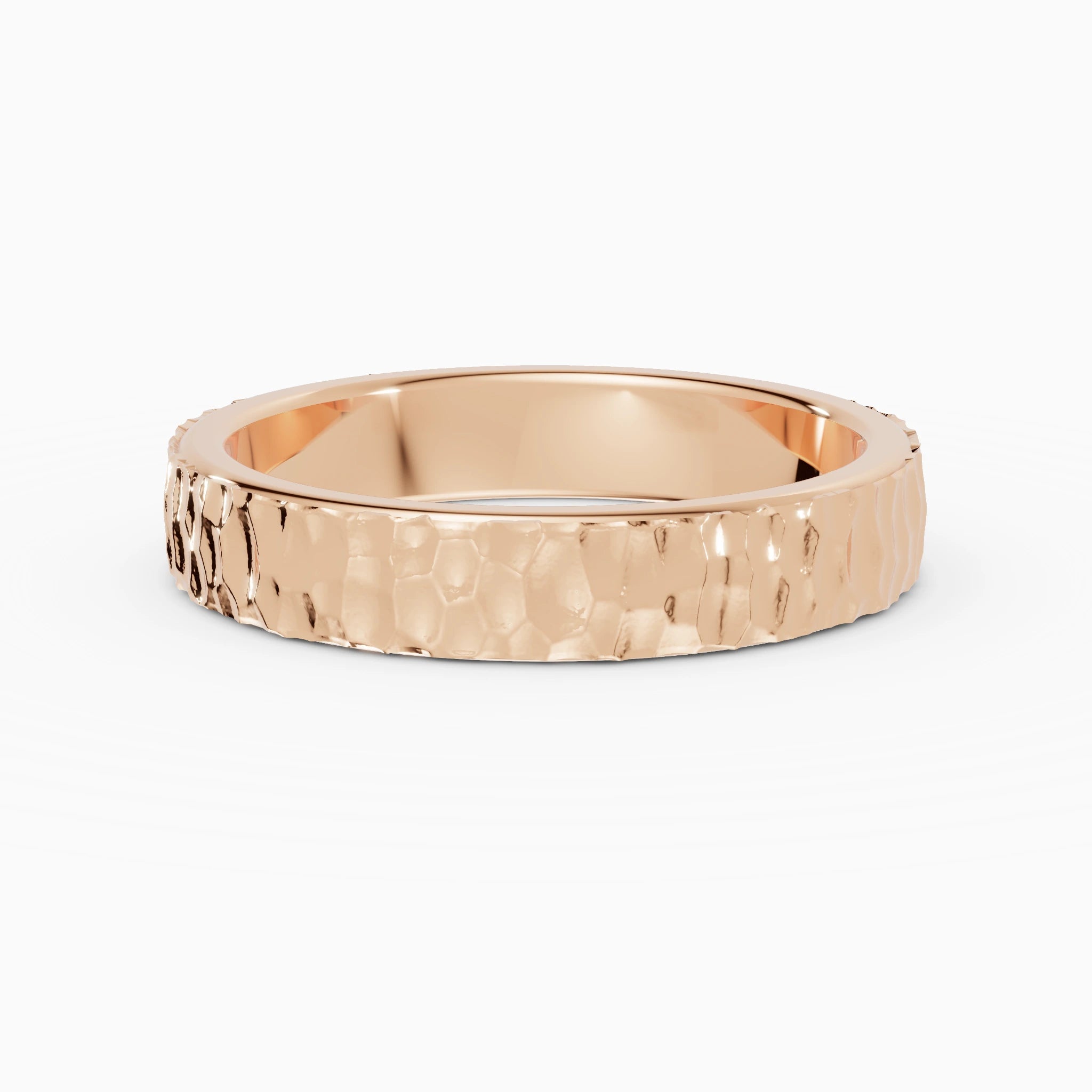 Anillo de compromiso Terra en oro rosa de 4,5 mm