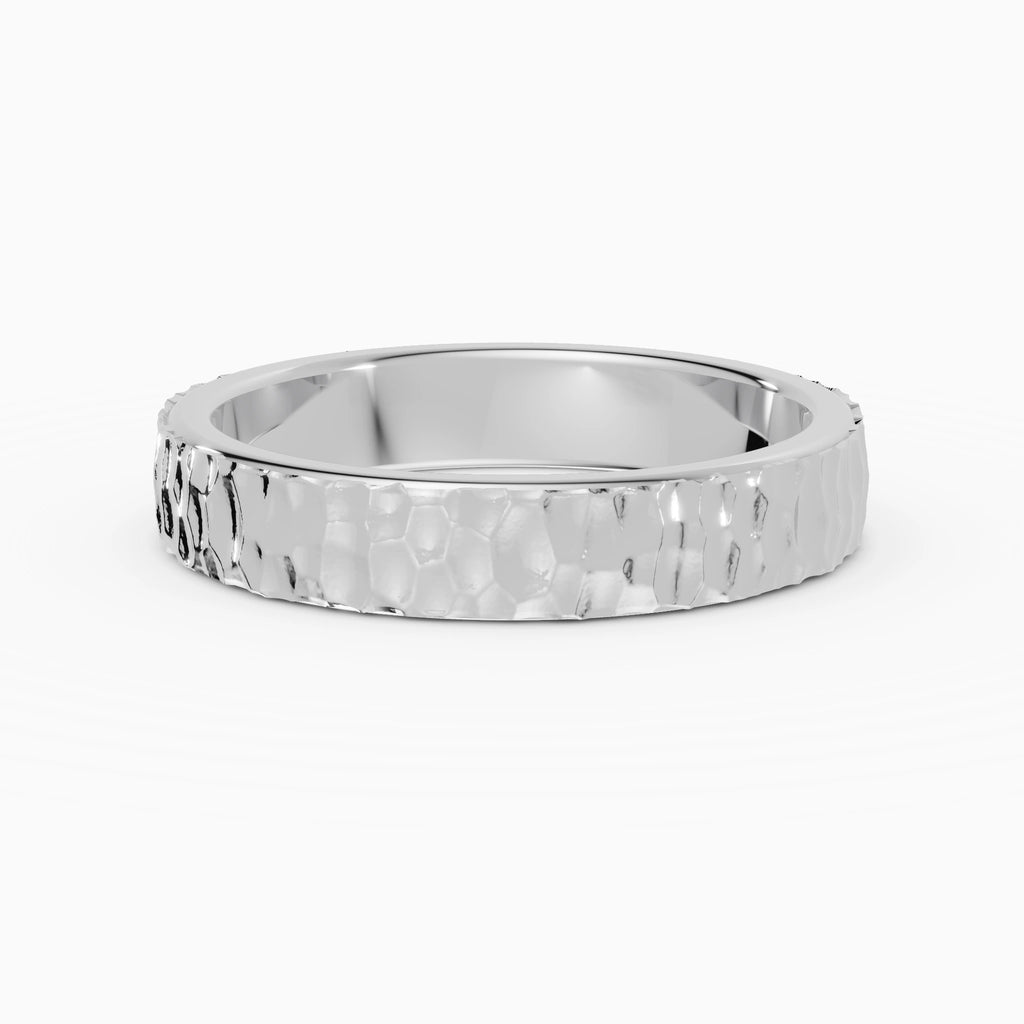 Anillo de compromiso Terra en oro blanco de 4,5 mm