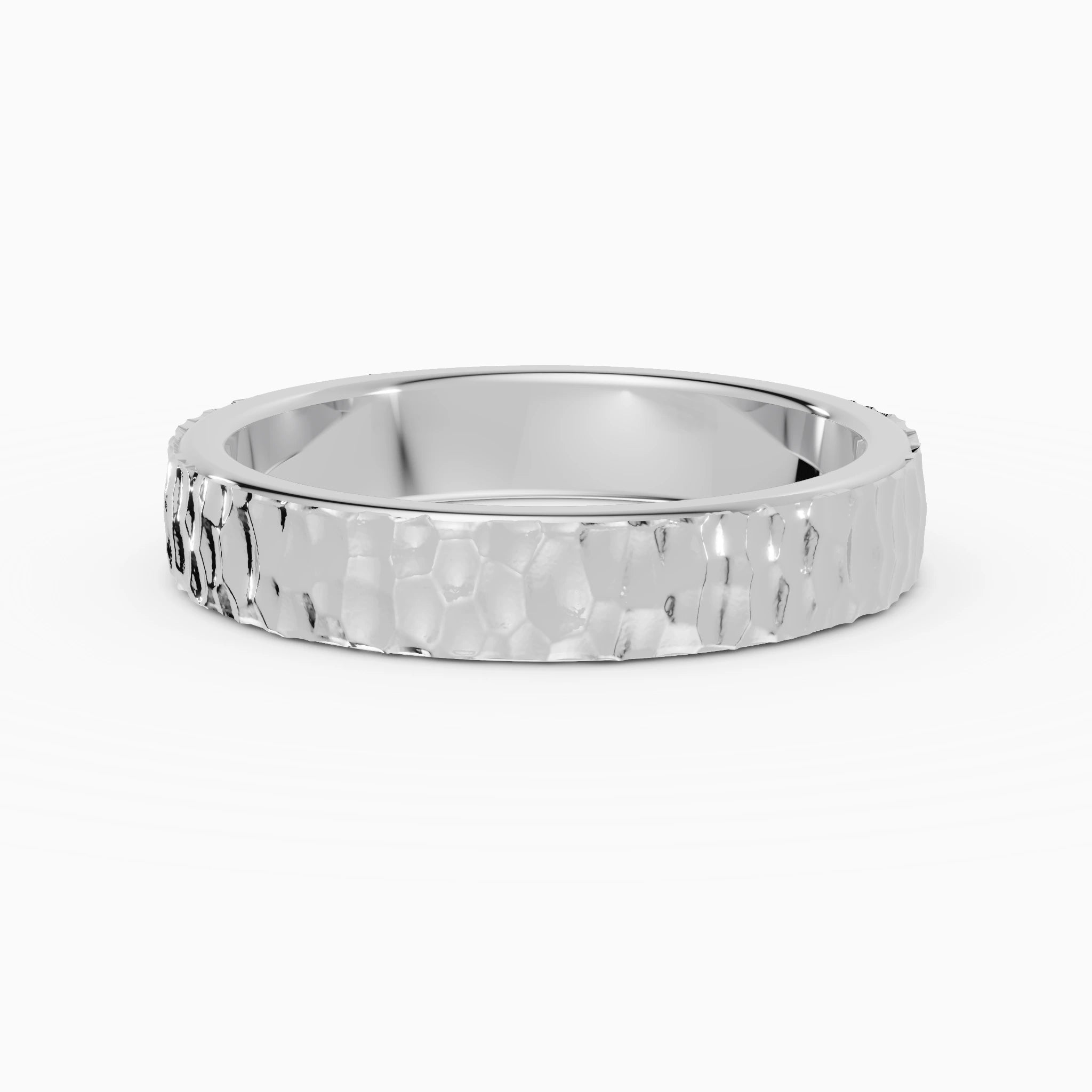 Anillo de compromiso Terra en oro blanco de 4,5 mm