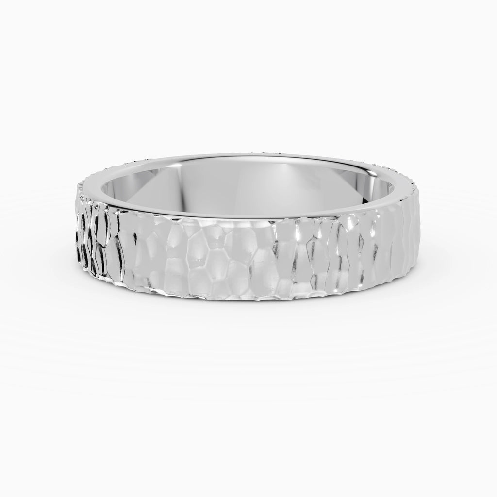 Anillo de compromiso Terra en oro blanco de 5,5 mm