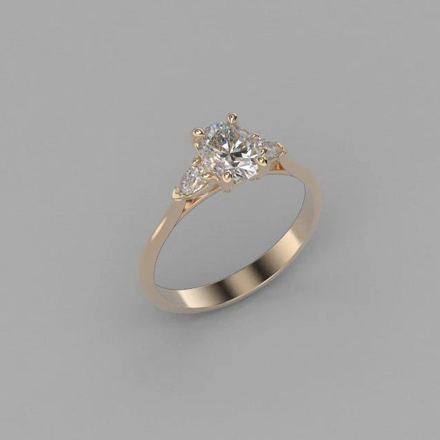Anillo de compromiso BRAVORA en fotografía de producto