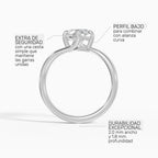 AXIS marquise bypass setting engagement ring - gallery
