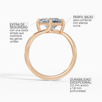 AXIS princess bypass setting engagement ring - gallery