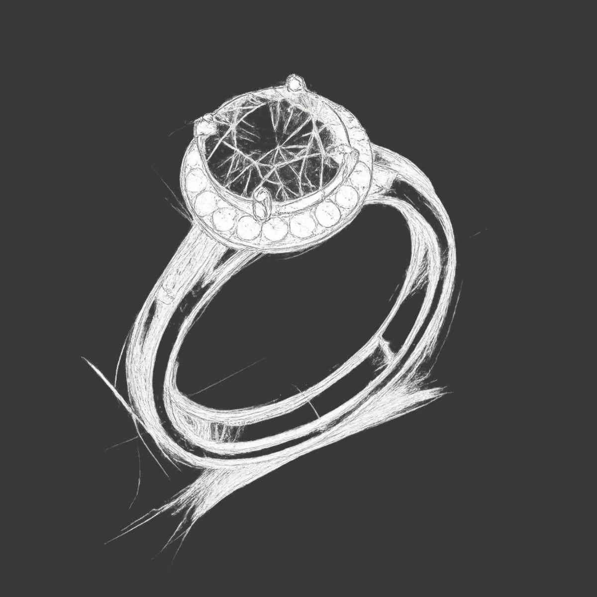 bravora jewelry anillo compromiso promesa moissanita diamante engagement ring custom bespoke a medida personalizado barcelona 