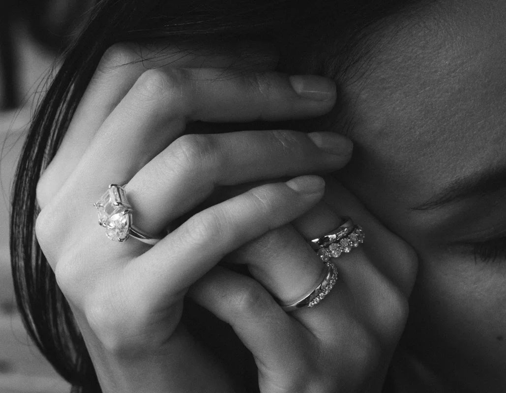 bravora jewelry anillo compromiso promesa moissanita diamante oro platino 14 18k engagement ring custom bespoke a medida personalizado barcelona 