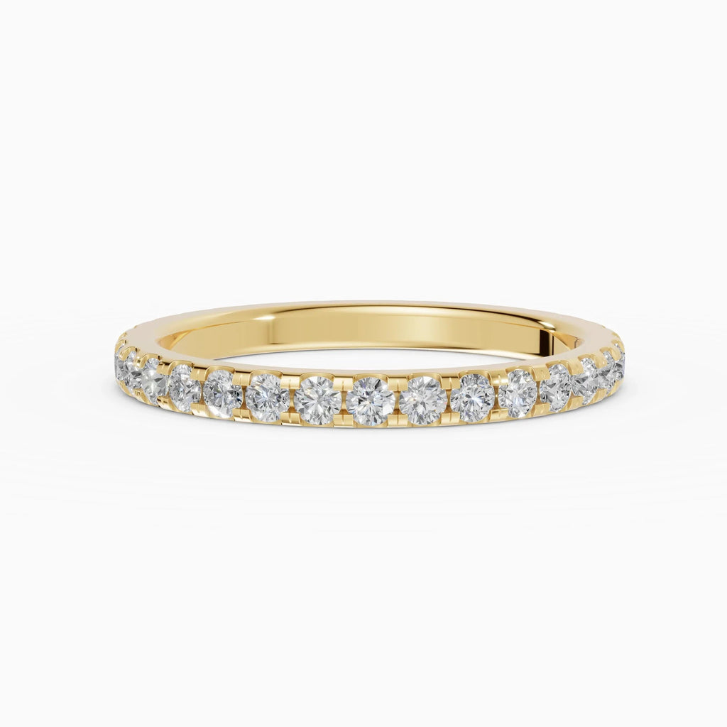 Alianzas Celeste en oro amarillo - BRAVORA joyería