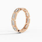 Alianzas eternity Estela en oro rosa - BRAVORA joyería