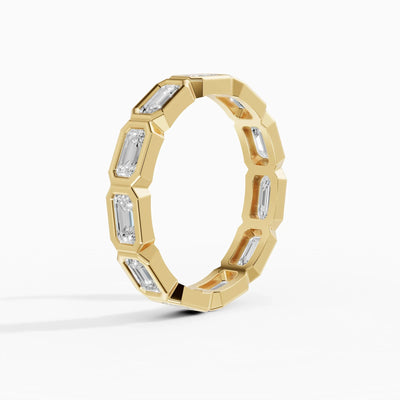 Alianzas eternity Estela en oro amarillo - BRAVORA joyería