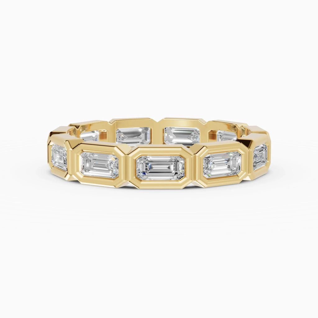 Alianzas eternity Estela en oro amarillo - BRAVORA joyería
