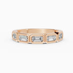Alianzas Estela en oro rosa - BRAVORA joyería