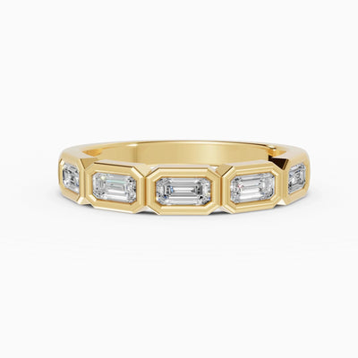 Alianzas Estela en oro amarillo - BRAVORA joyería