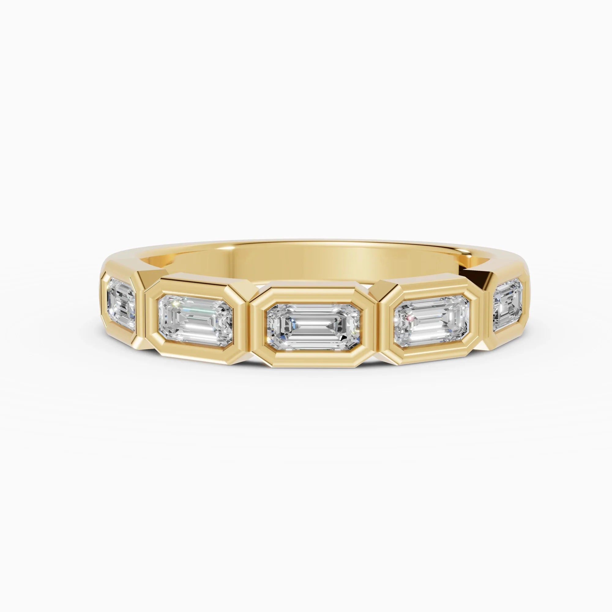 Alianzas Estela en oro amarillo - BRAVORA joyería