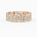Alianzas eternity Estela en oro rosa - BRAVORA joyería