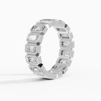 Alianzas eternity Estela en oro blanco - BRAVORA joyería