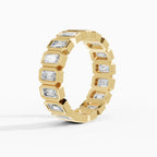 Alianzas eternity Estela en oro amarillo - BRAVORA joyería