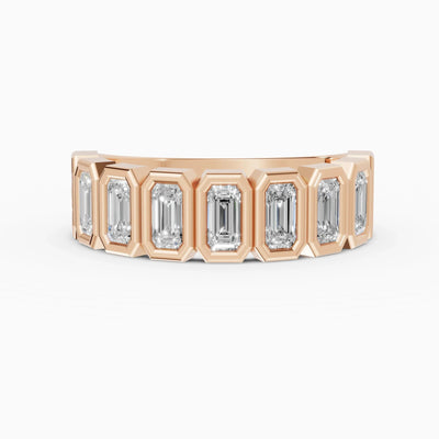Alianzas Estela en oro rosa - BRAVORA joyería