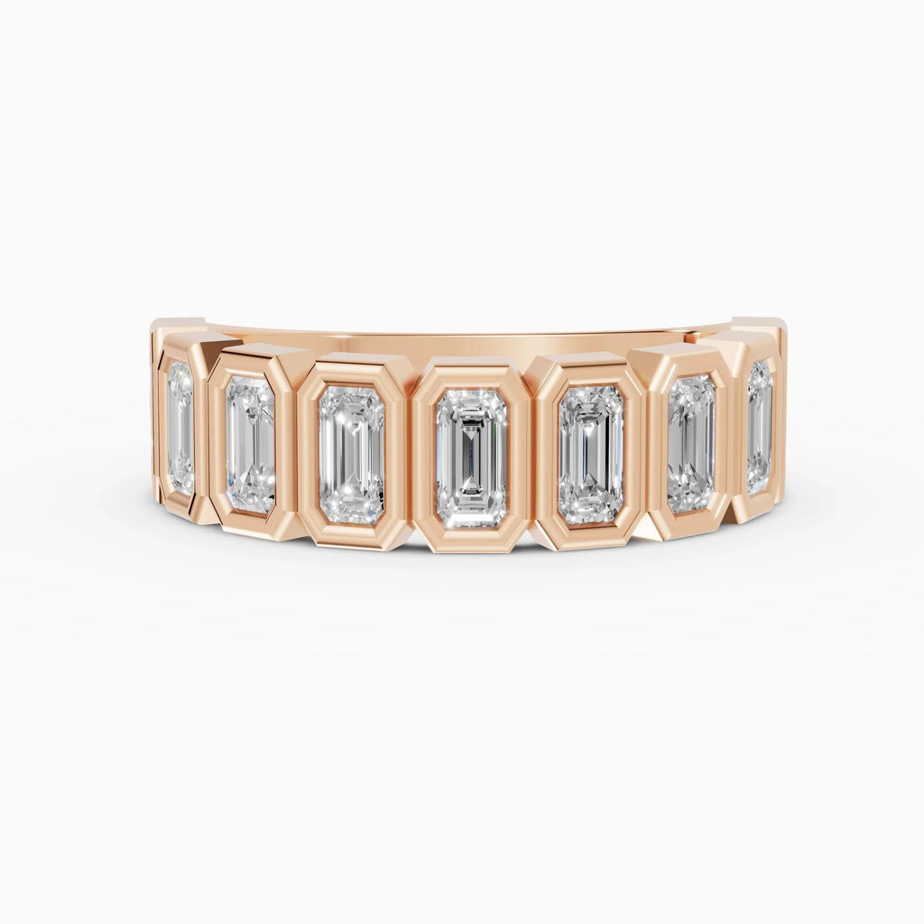 Alianzas Estela en oro rosa - BRAVORA joyería