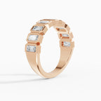Alianzas Estela en oro rosa - BRAVORA joyería