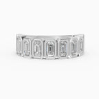 Alianzas Estela en oro blanco - BRAVORA joyería