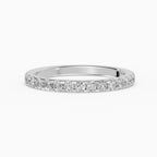 Alianzas Celeste en oro blanco - BRAVORA joyería