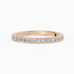 Alianzas Celeste en oro rosa - BRAVORA joyería