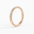 Alianzas Celeste en oro rosa - BRAVORA joyería