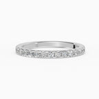 Alianzas Celeste en oro blanco - BRAVORA joyería