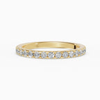 Alianzas Celeste en oro amarillo - BRAVORA joyería