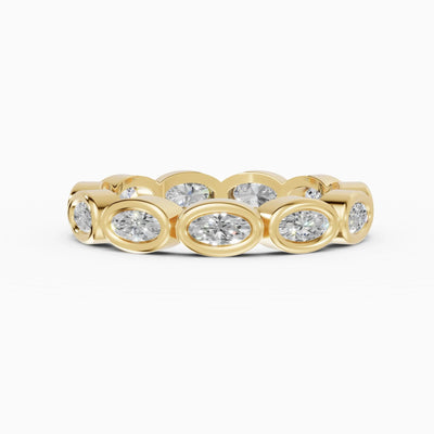 Alianzas eternity Estela en oro amarillo - BRAVORA joyería