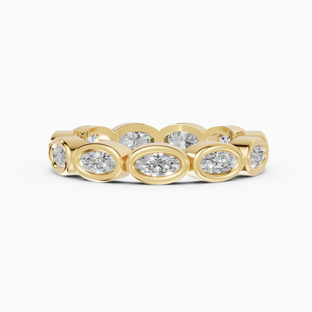 Alianzas eternity Estela en oro amarillo - BRAVORA joyería