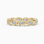 Alianzas eternity Estela en oro amarillo - BRAVORA joyería