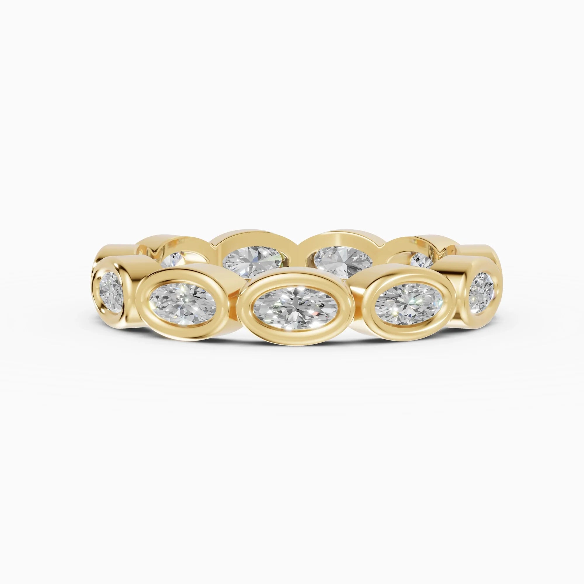 Alianzas eternity Estela en oro amarillo - BRAVORA joyería