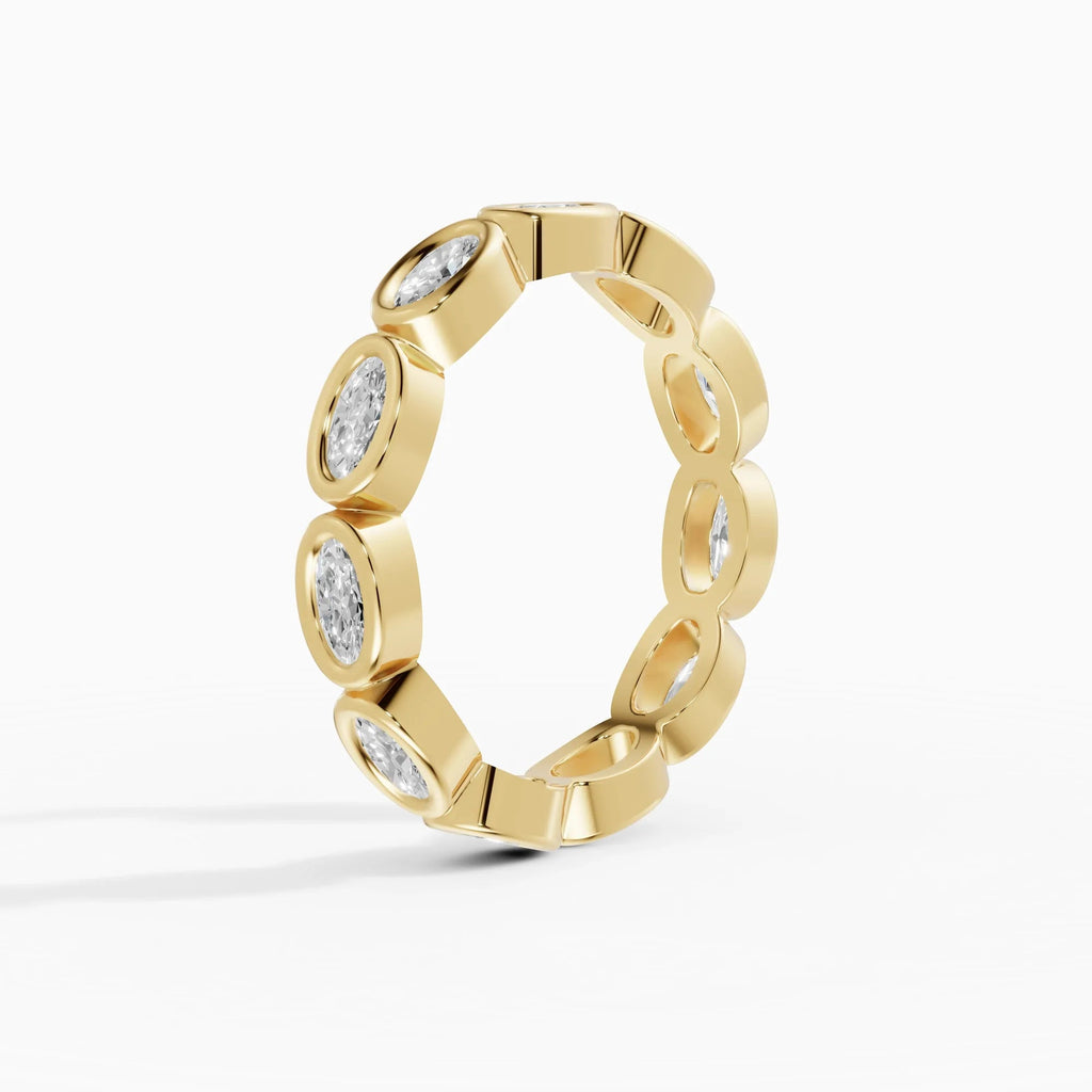 Alianzas eternity Estela en oro amarillo - BRAVORA joyería