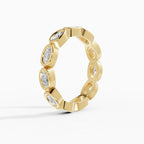 Alianzas eternity Estela en oro amarillo - BRAVORA joyería