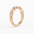 Alianzas Estela en oro rosa - BRAVORA joyería